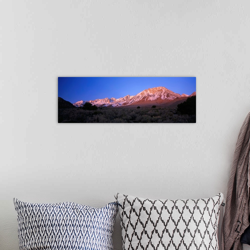 A bohemian room featuring Mt Tom Eastern Sierra Nevada Mountain Range CA