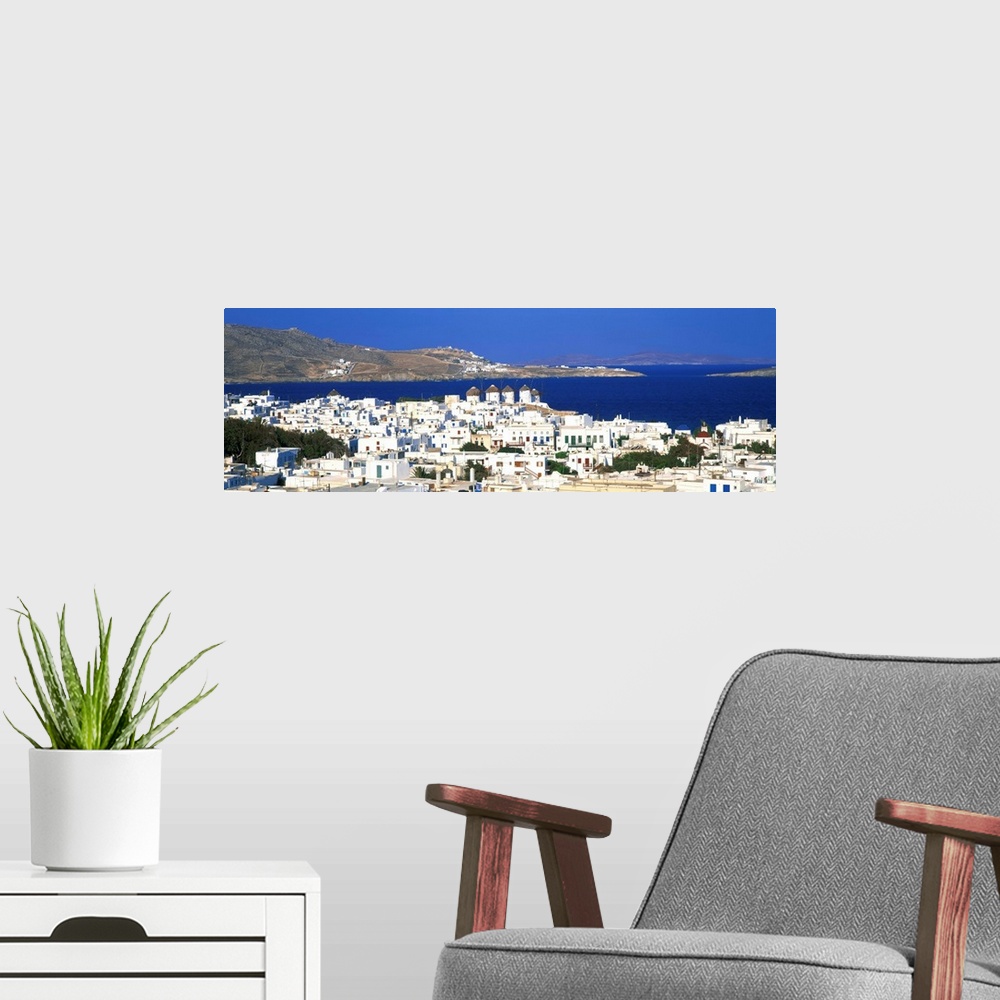 A modern room featuring Mykonos Cyclades Greece