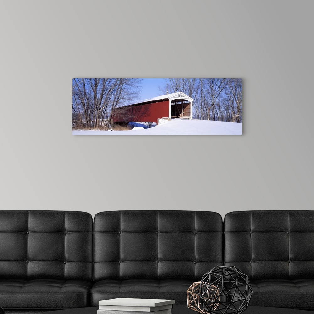 A modern room featuring Neet Covered Bridge Parke Co IN