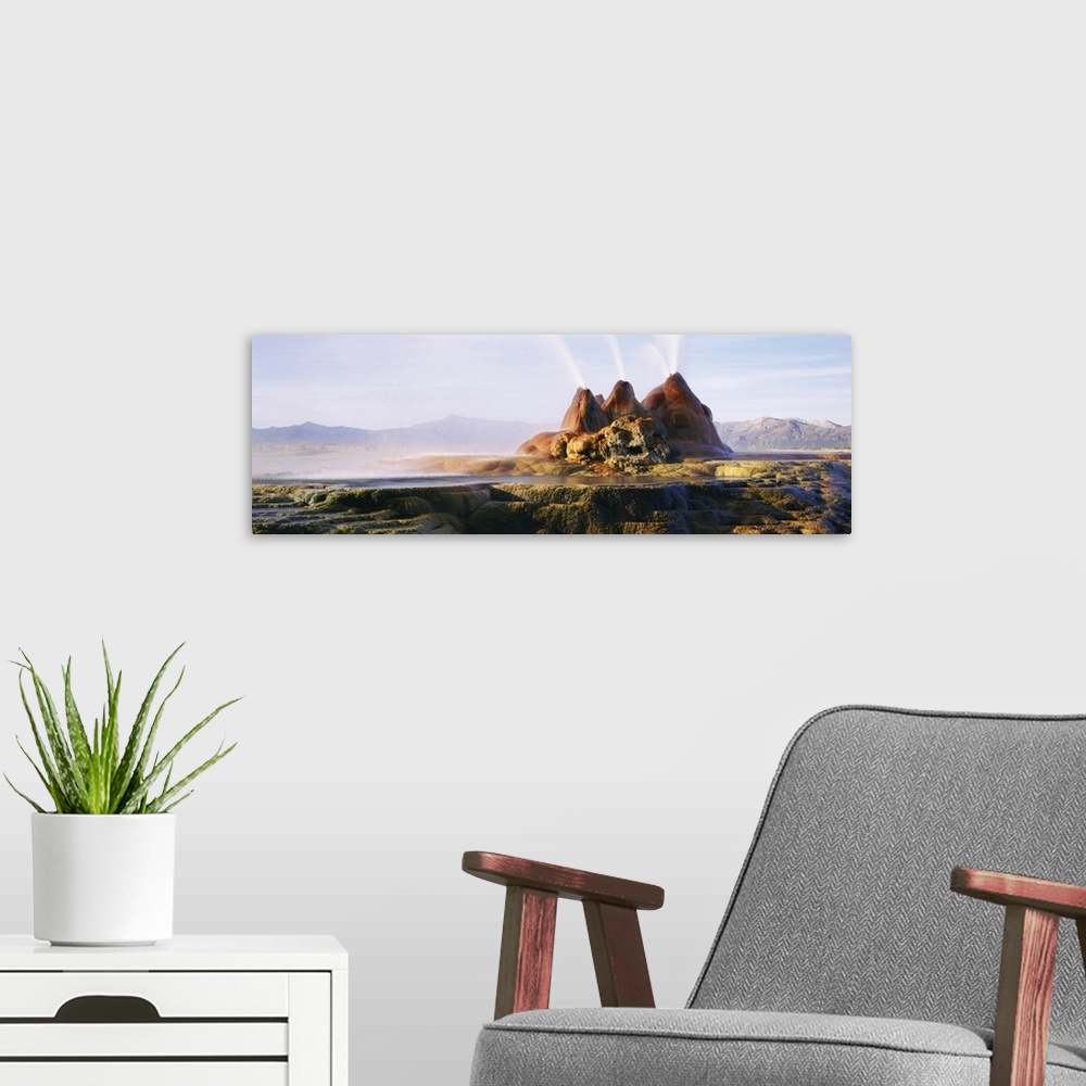 A modern room featuring Nevada, Black Rock Desert, Geyser