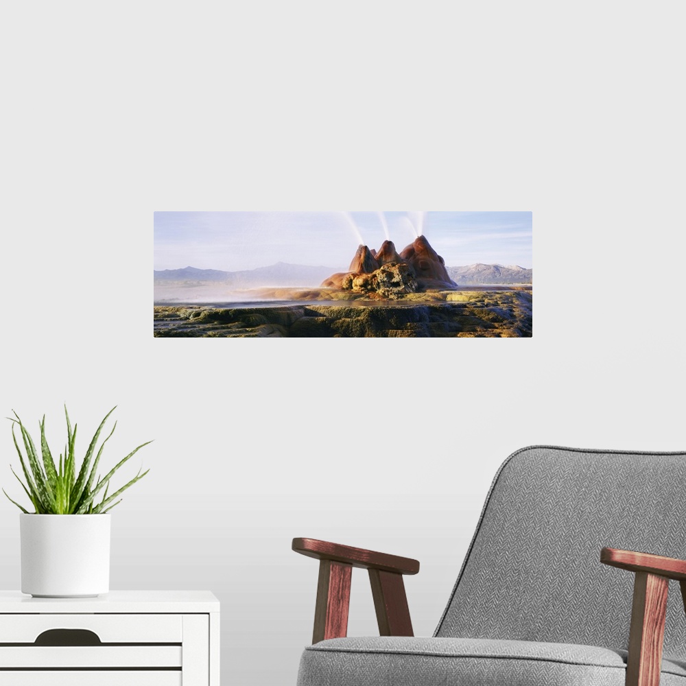 A modern room featuring Nevada, Black Rock Desert, Geyser