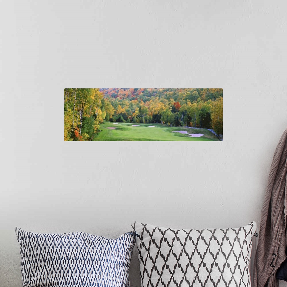 A bohemian room featuring New England Golf Course New England