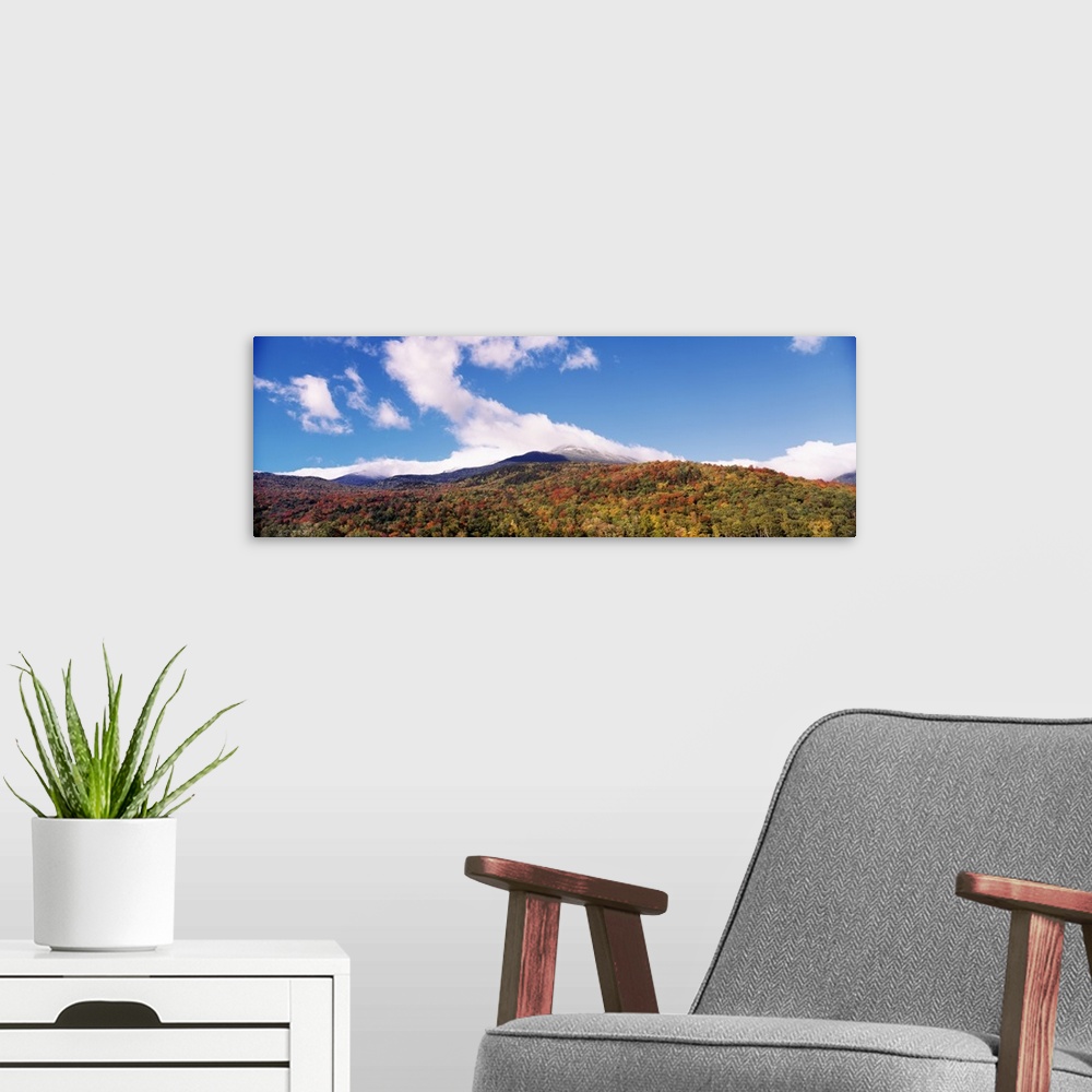 A modern room featuring New Hampshire, Mount Washington, Presidential Range