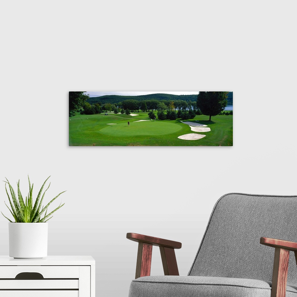 A modern room featuring New York, Leatherstocking Golf Course