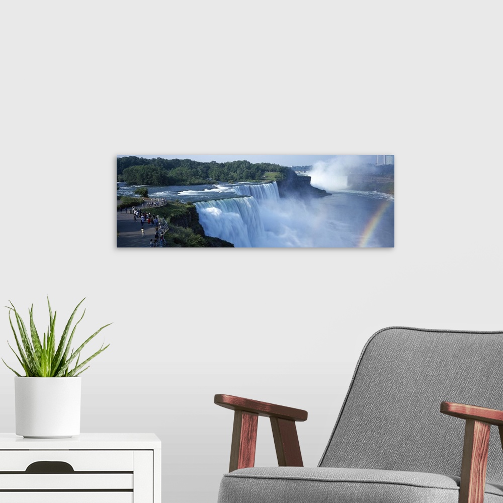 A modern room featuring Niagara Falls NY