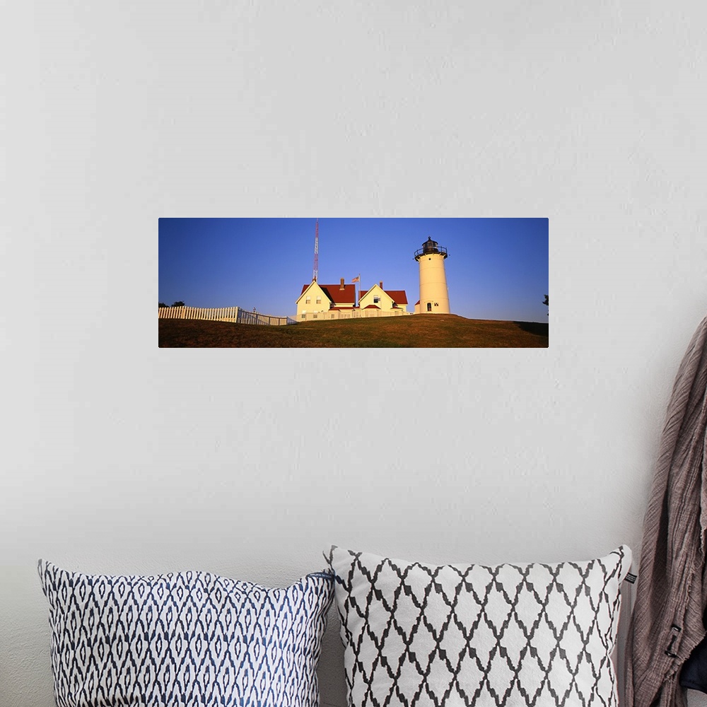 A bohemian room featuring Nobska Lighthouse Woods Hole Cape Cod MA