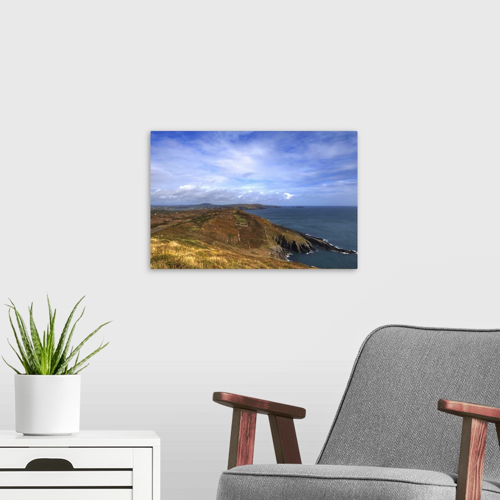 A modern room featuring North Easterly View from Slievemore, Sherkin Island, County Cork, Ireland