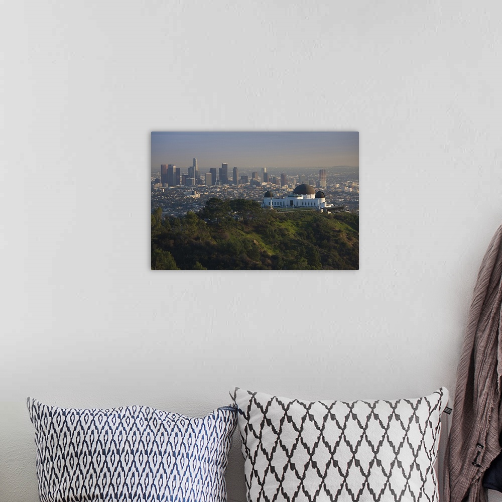 A bohemian room featuring USA, California, Los Angeles, Griffith Park Observatory and downtown