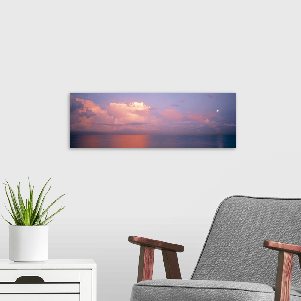 A modern room featuring Ocean at sunrise, Boca Raton, Palm Beach County, Florida, USA