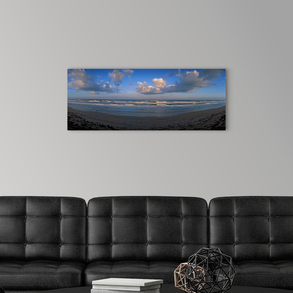 A modern room featuring Ocean Waves Canaveral National Seashore FL