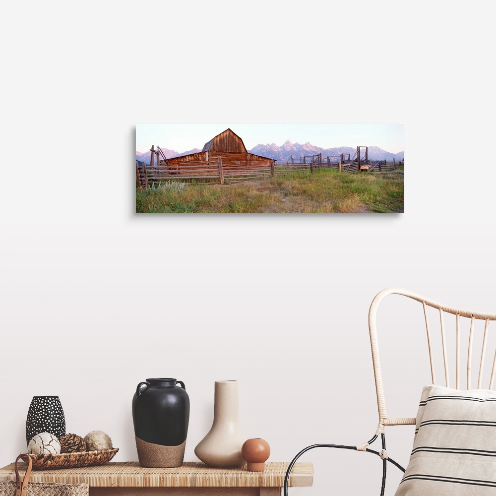 A farmhouse room featuring Old barn Grand Teton National Park WY