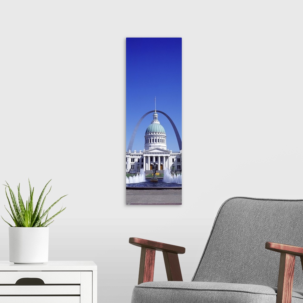 A modern room featuring Old Courthouse & St Louis Arch St Louis MO