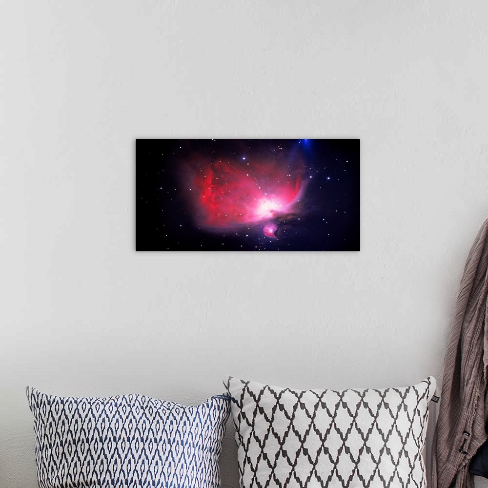 A bohemian room featuring Orion Nebula (Photo Illustration)