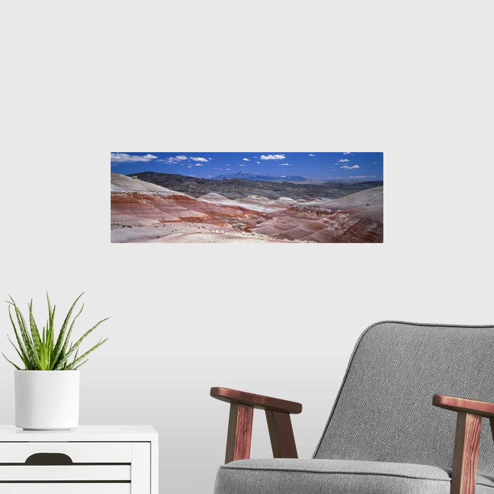 A modern room featuring Painted desert in Capitol Reef National Park Utah