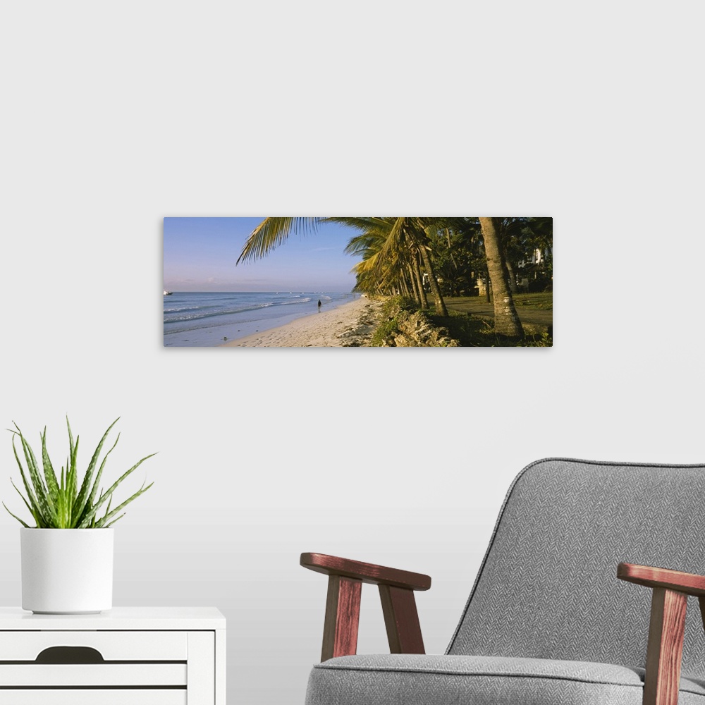 A modern room featuring Palm trees on the beach, Diani Beach, Mombasa, Kenya