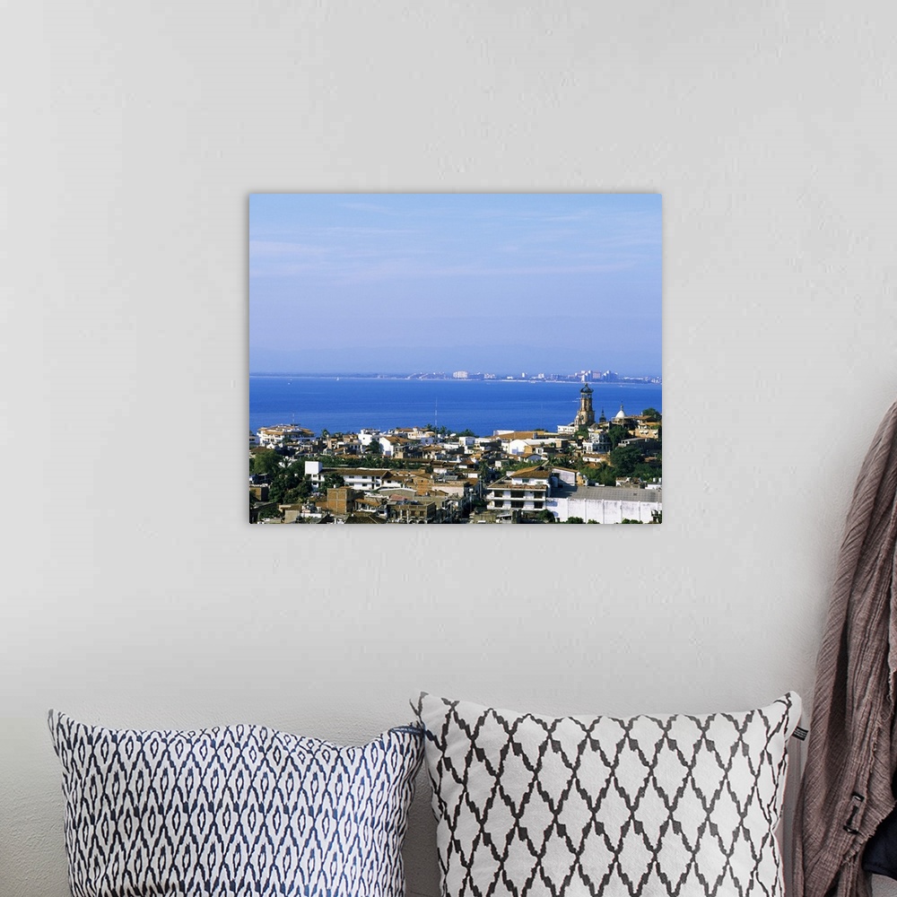 A bohemian room featuring Panoramic view of a cityscape, Puerto Vallarta, Mexico