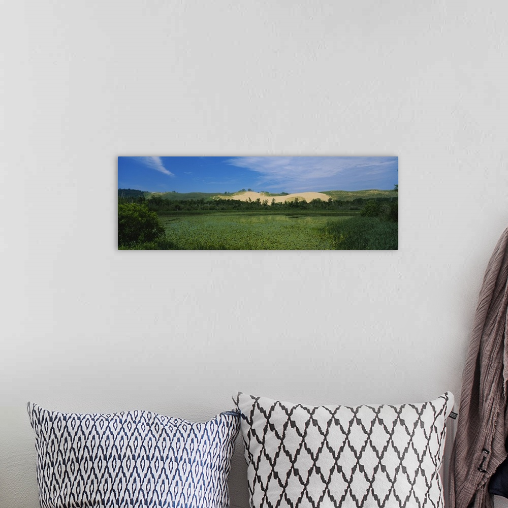 A bohemian room featuring Panoramic view of a lake, Sleeping Bear Dunes National Lakeshore, Michigan