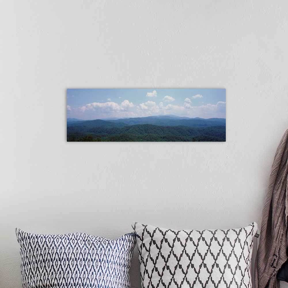 A bohemian room featuring Panoramic view of mountains, Great Smoky Mountain National Park, North Carolina