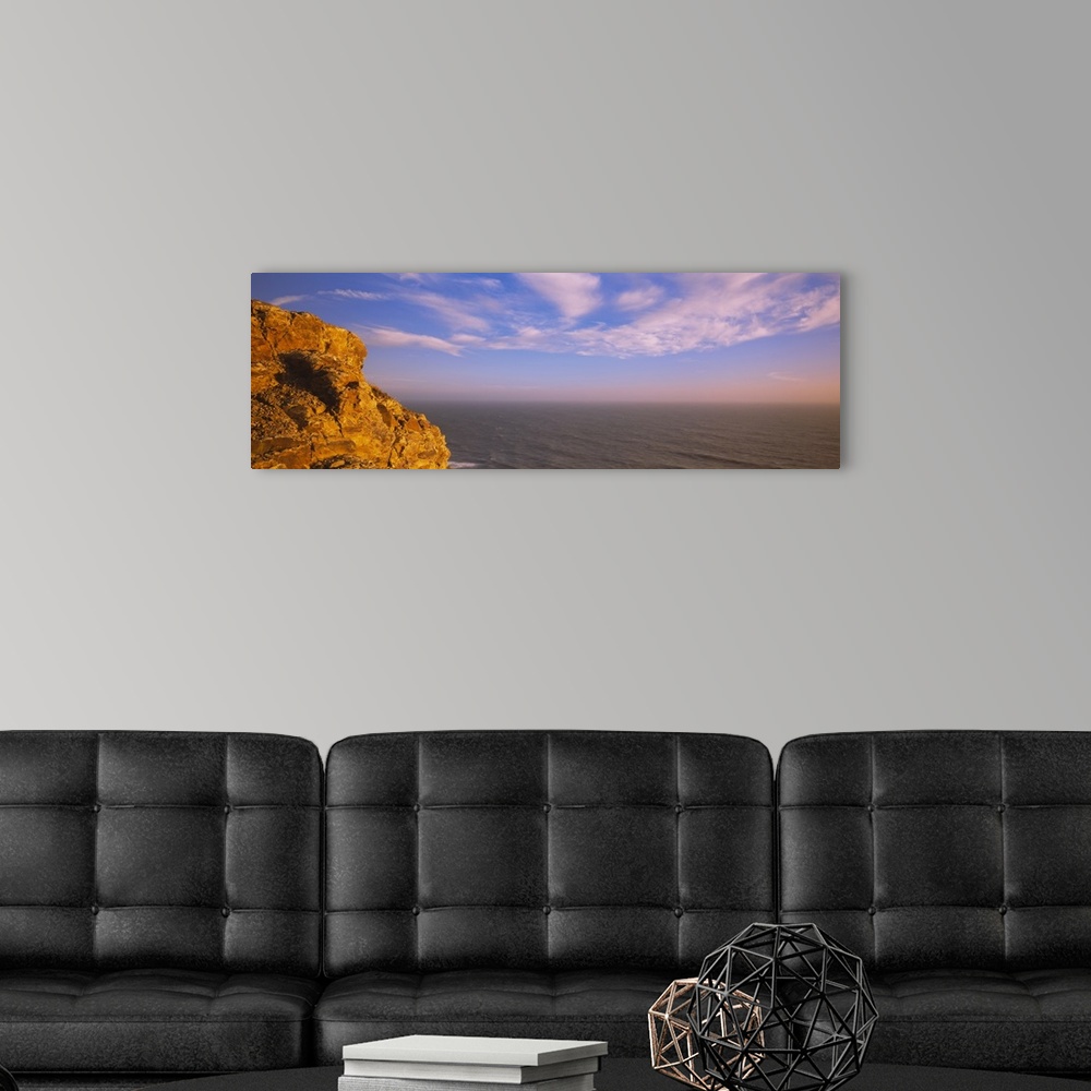A modern room featuring Panoramic View Of The Ocean, Pacific Ocean, San Mateo County, California