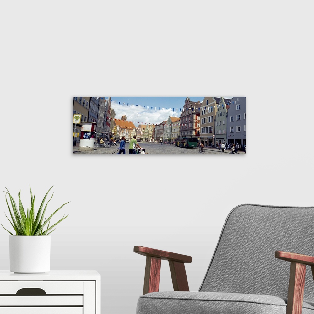 A modern room featuring People in a city Landshut Lower Bavaria Bavaria Germany