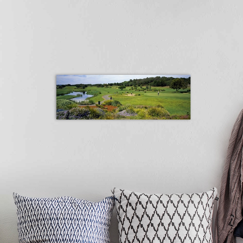 A bohemian room featuring Person in a golf course, Eagle Ridge Golf Course, Mornington Peninsula, Victoria, Australia