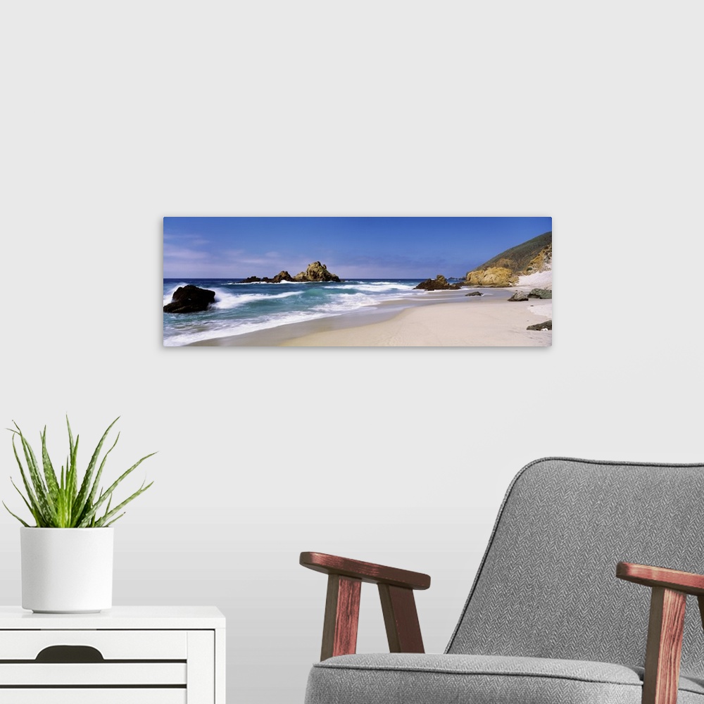 A modern room featuring Pfeiffer Beach Big Sur Coast CA