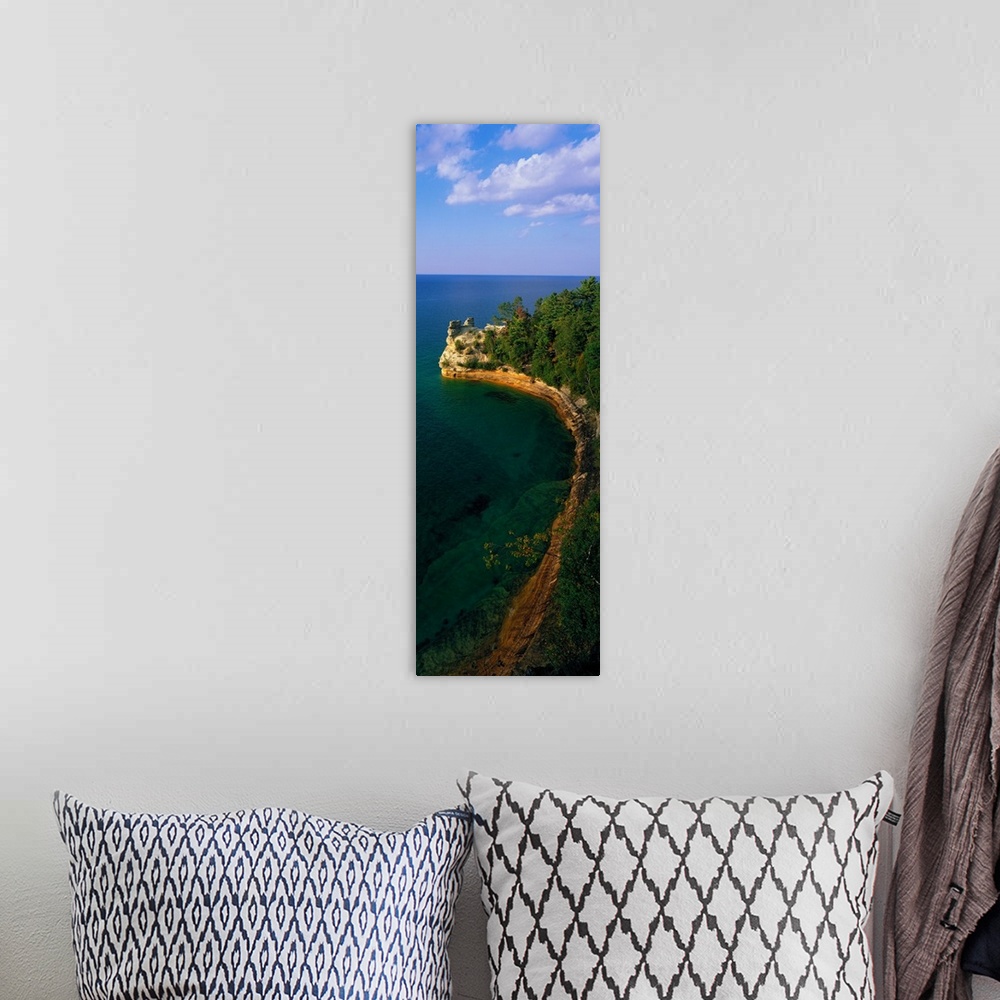 A bohemian room featuring Pictured Rocks National Lake Shore Lake Superior Upper Peninsula MI