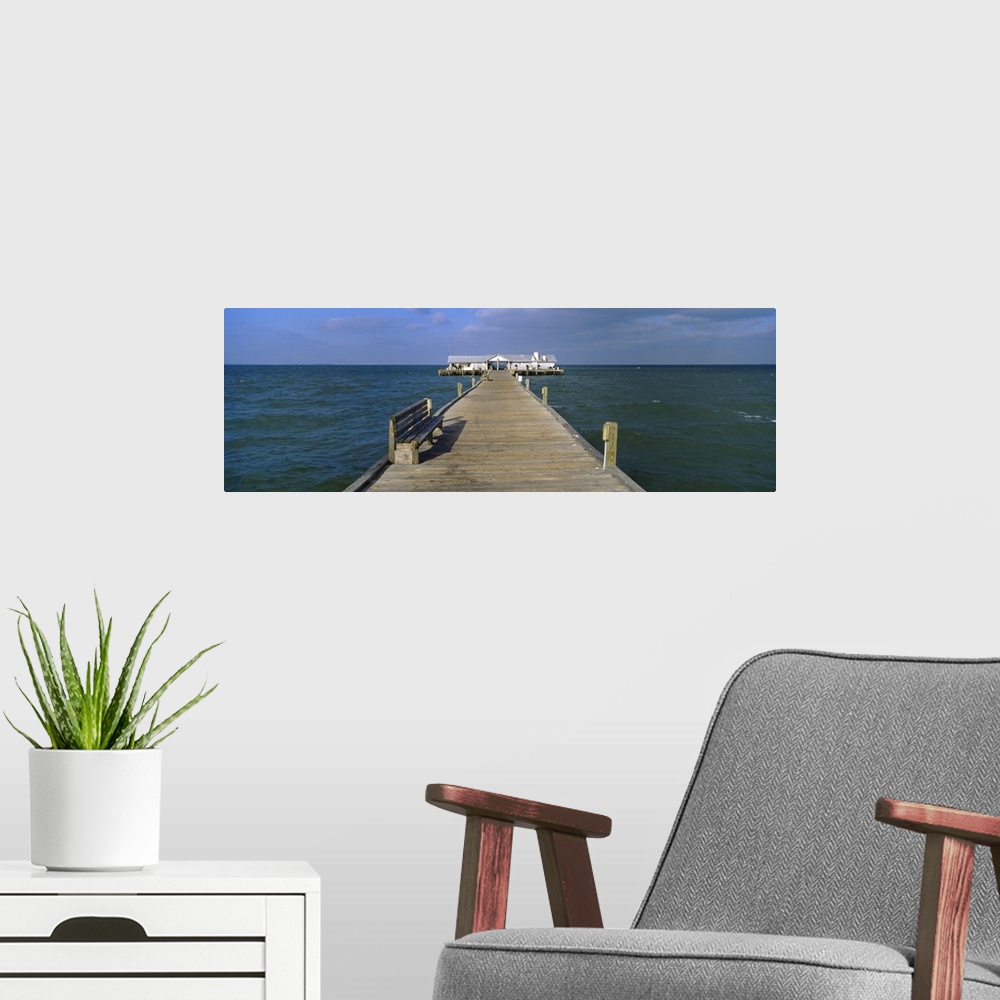 A modern room featuring Pier in the sea, Anna Maria City Pier, Anna Maria, Anna Maria Island, Manatee County, Florida