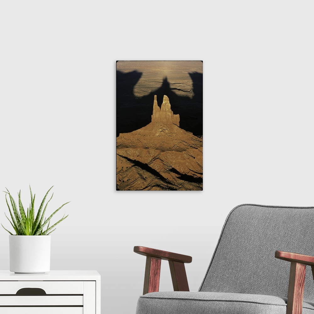 A modern room featuring Pinnacles Monument Valley AZ