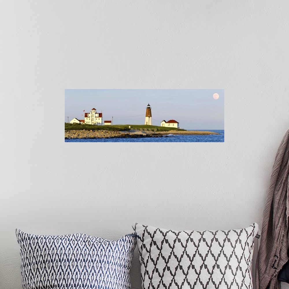A bohemian room featuring Point Judith Lighthouse, Narragansett Bay, Washington County, Rhode Island