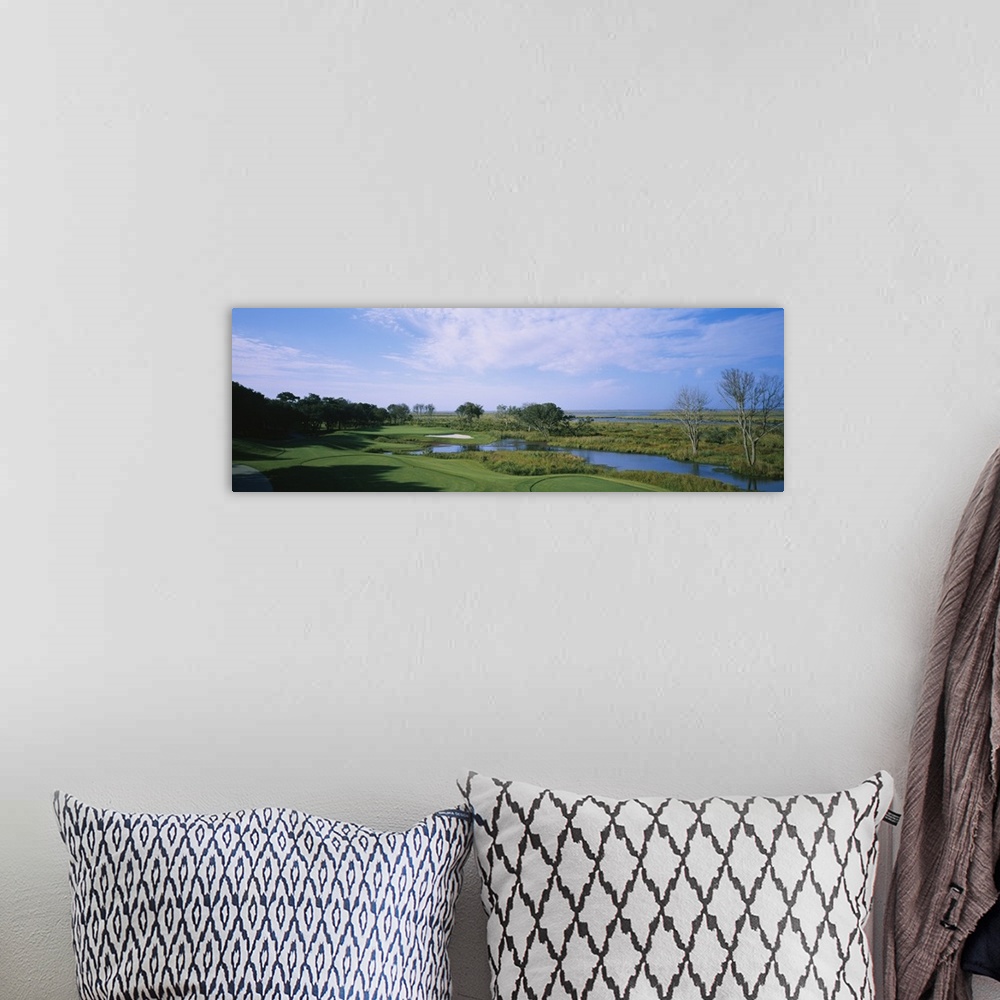 A bohemian room featuring Pond on a golf course, The Currituck Club, Corolla, Outer Banks, North Carolina