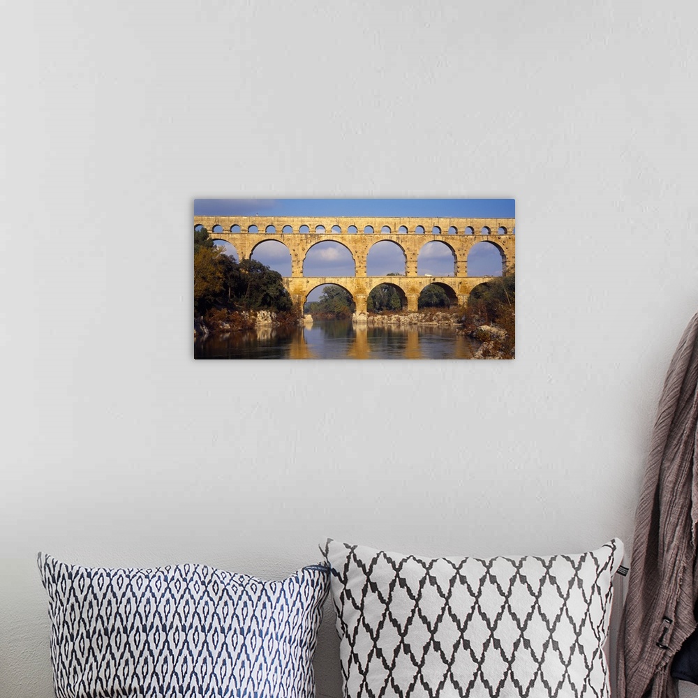 A bohemian room featuring Pont du Gard Provence France