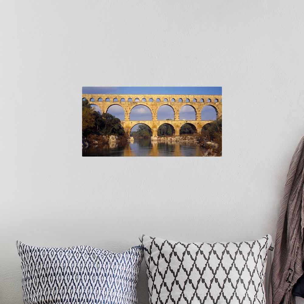 A bohemian room featuring Pont du Gard Provence France