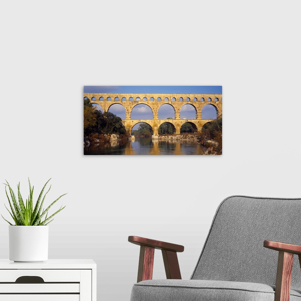 A modern room featuring Pont du Gard Provence France