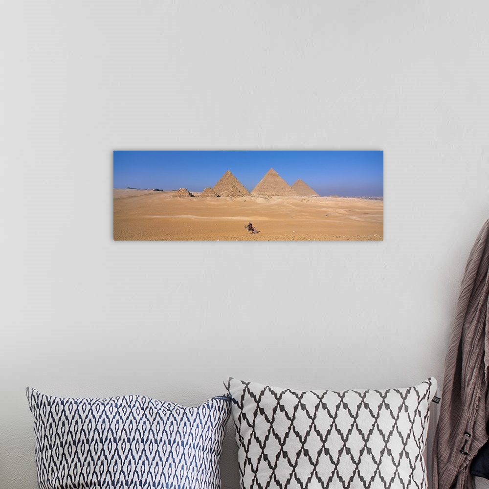 A bohemian room featuring Pyramids Area of Giza Egypt