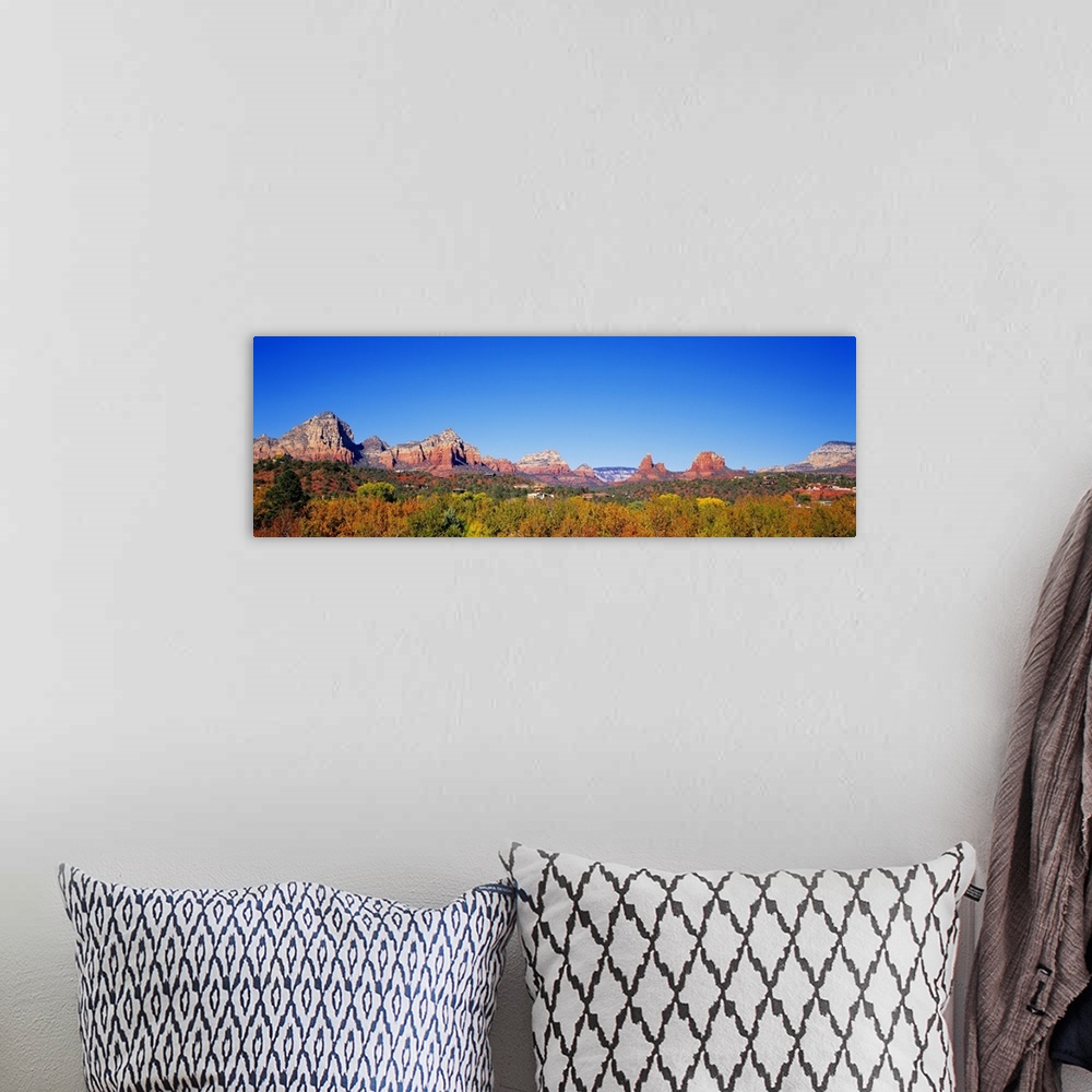 A bohemian room featuring Red Rocks Sedona Arizona