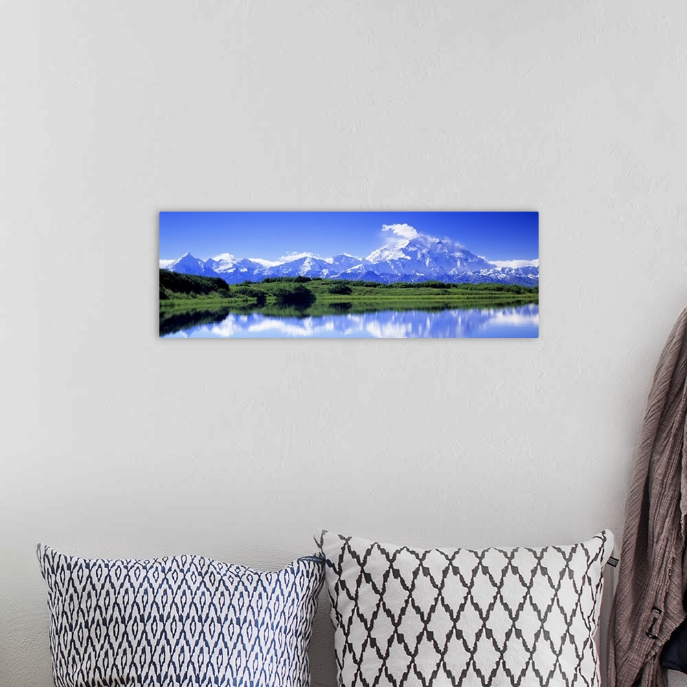 A bohemian room featuring Reflection Pond Mount McKinley Denali National Park AK