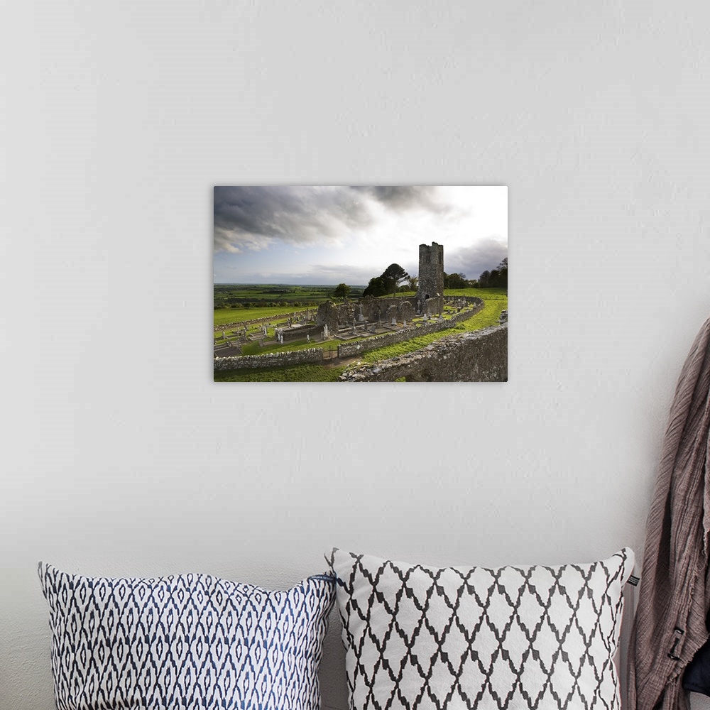 A bohemian room featuring Remains of the Church on St Patricks Hill, Slane, Co Meath, Ireland