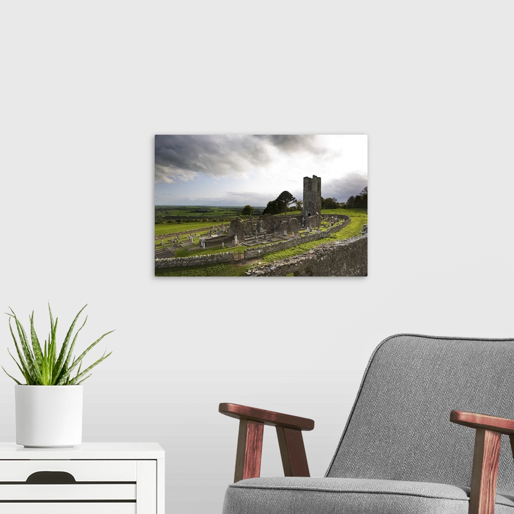 A modern room featuring Remains of the Church on St Patricks Hill, Slane, Co Meath, Ireland