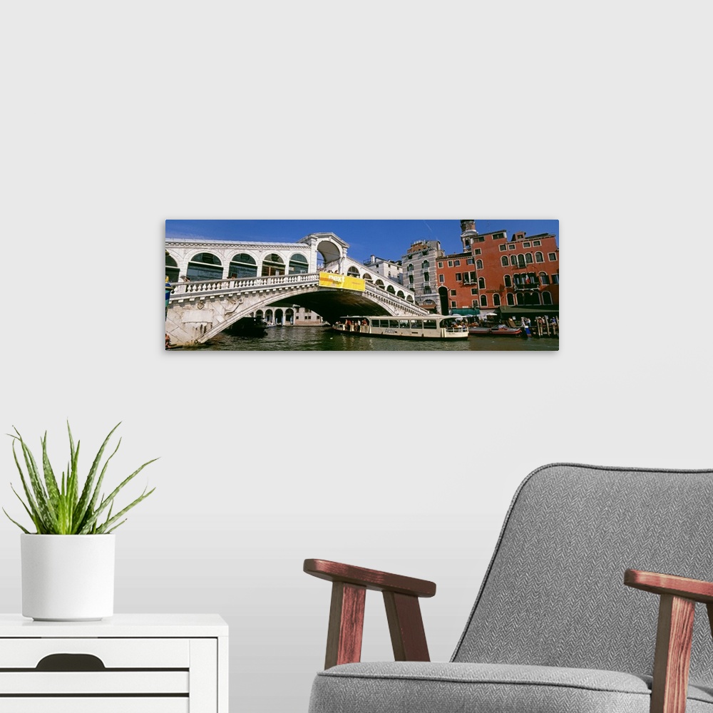 A modern room featuring Rialto Bridge Venice Italy