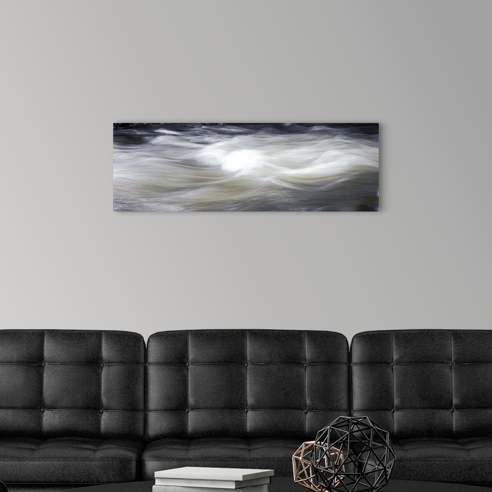 A modern room featuring River in motion, Colorado