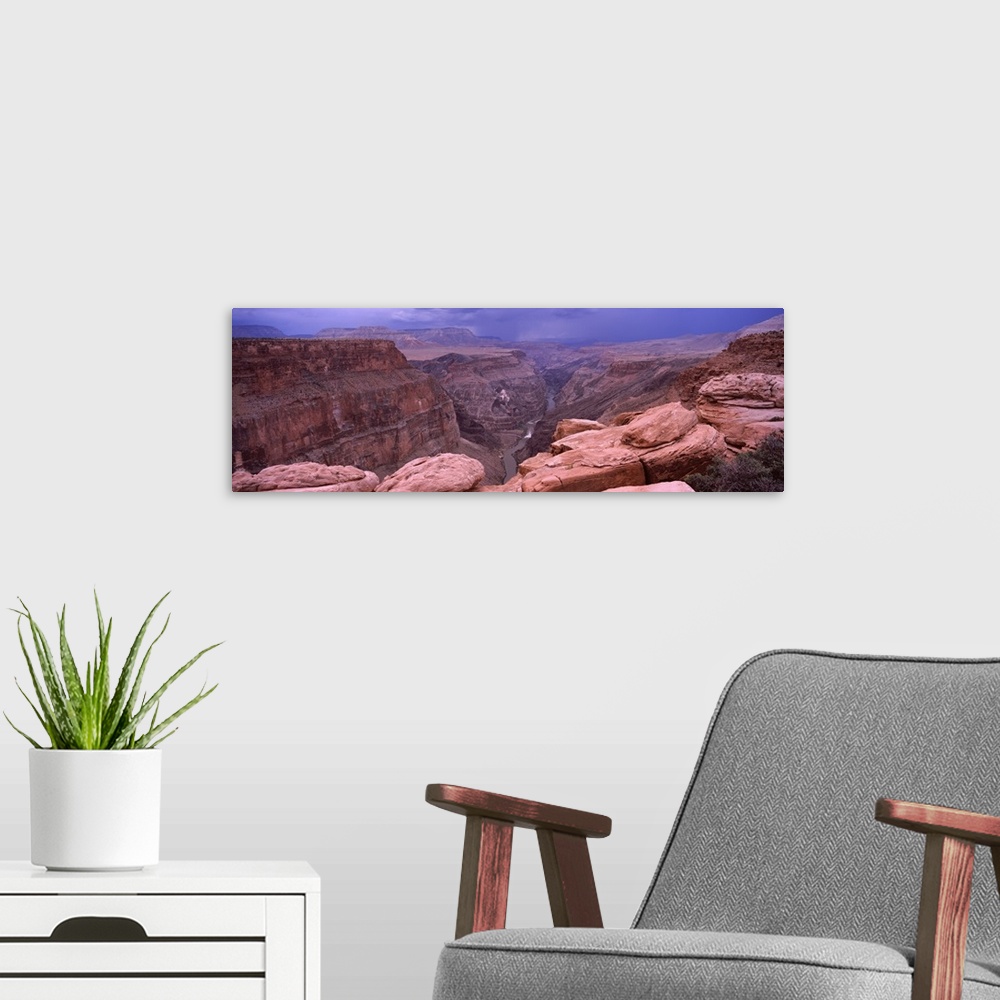 A modern room featuring River passing through a canyon Toroweap Overlook North Rim Grand Canyon National Park Arizona