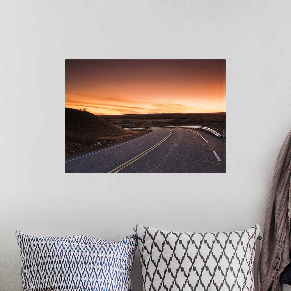 A bohemian room featuring Road at Night Canada