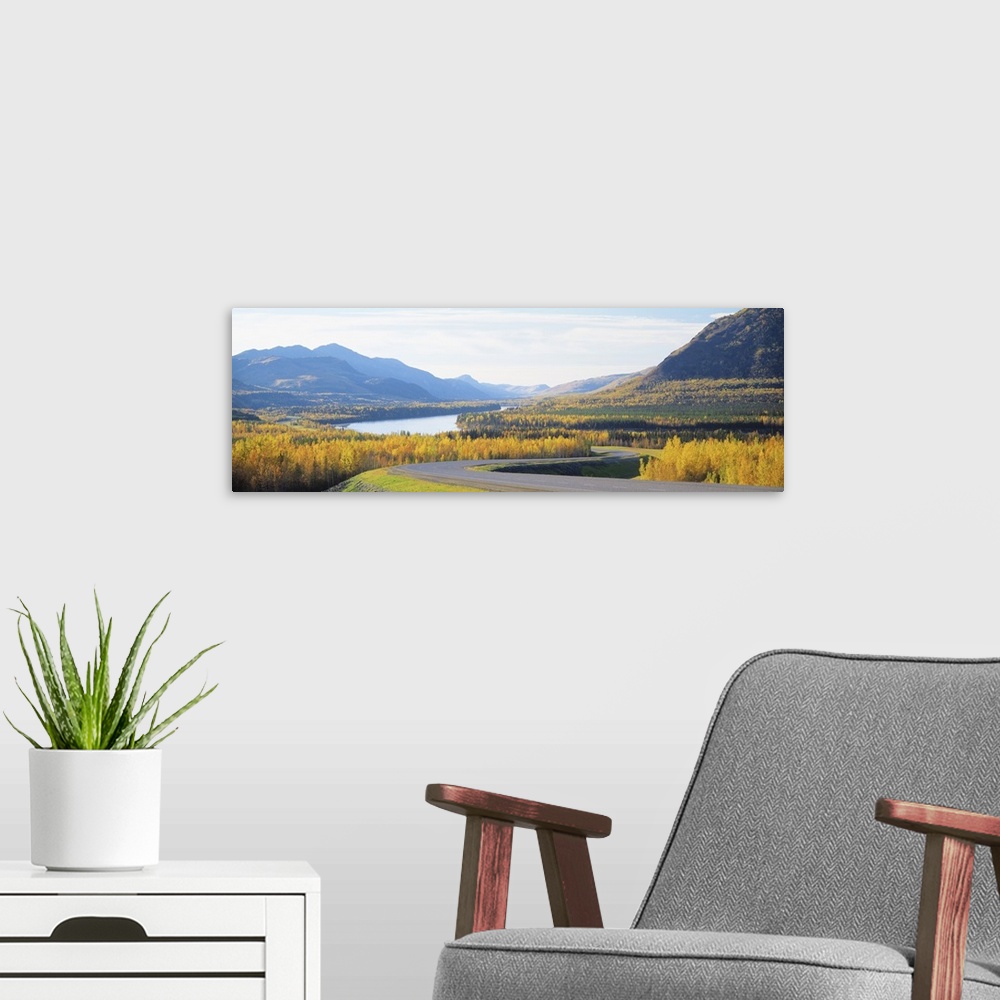 A modern room featuring Road Maligne Lake Jasper National Park British Columbia Canada