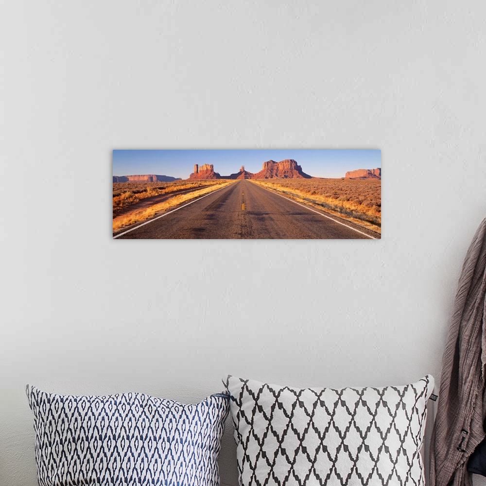 A bohemian room featuring Road Monument Valley