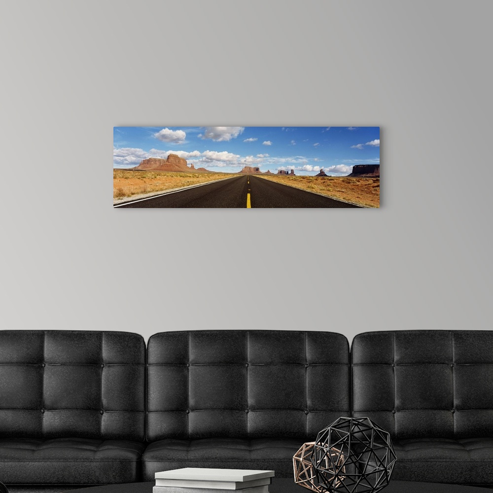 A modern room featuring Road Monument Valley AZ