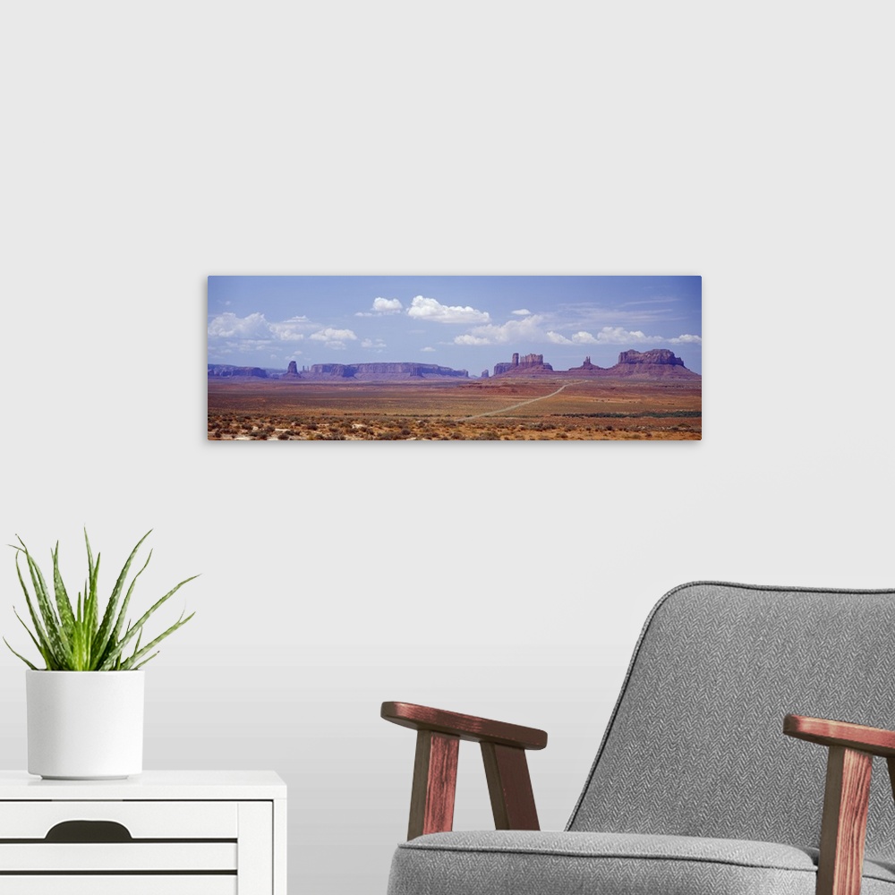 A modern room featuring Road Monument Valley AZ