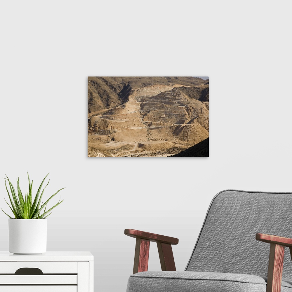 A modern room featuring Road passing through mountains, Sarfait Road, Yemen, Dhofar, Oman