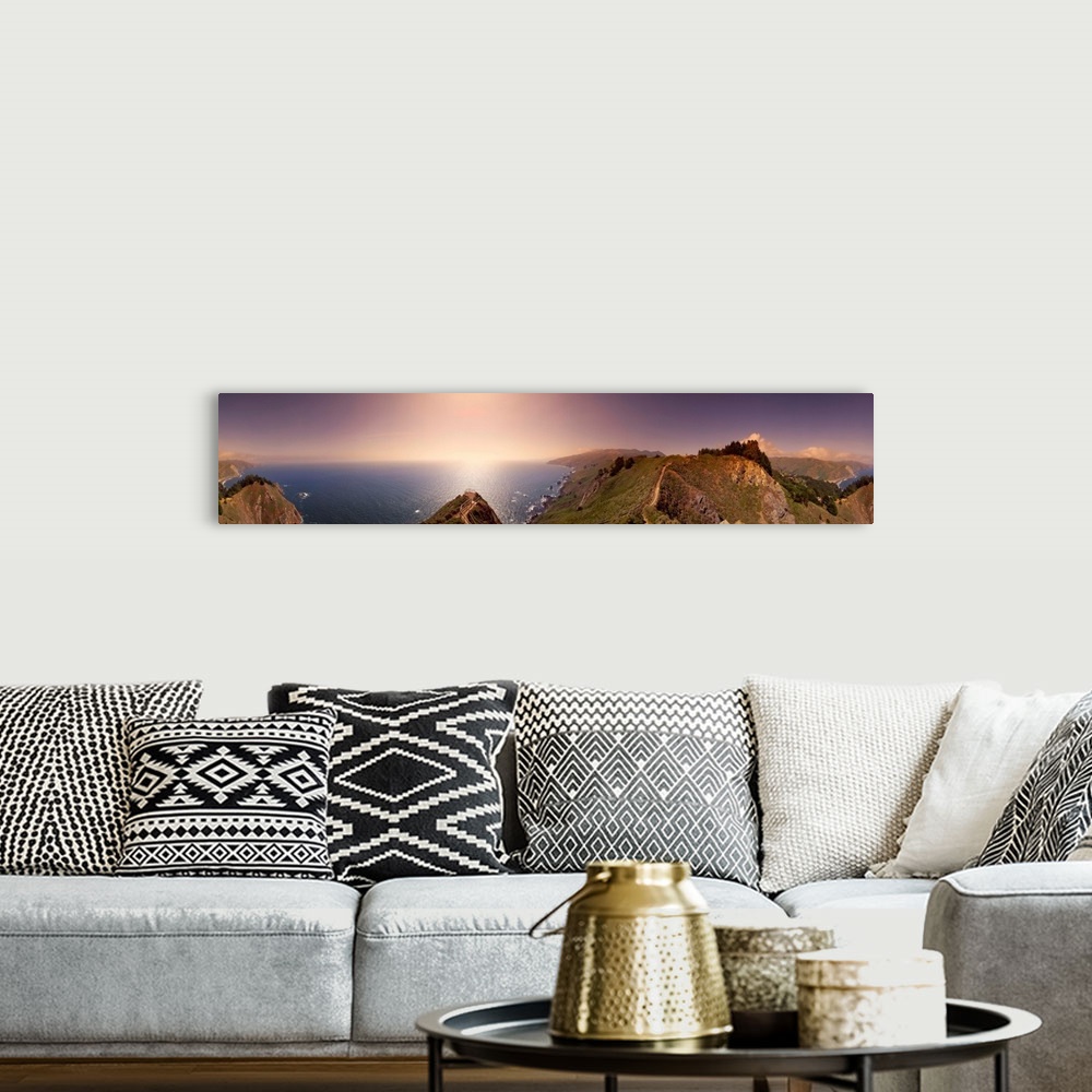 A bohemian room featuring Muir Beach Lookout San Francisco CA USA