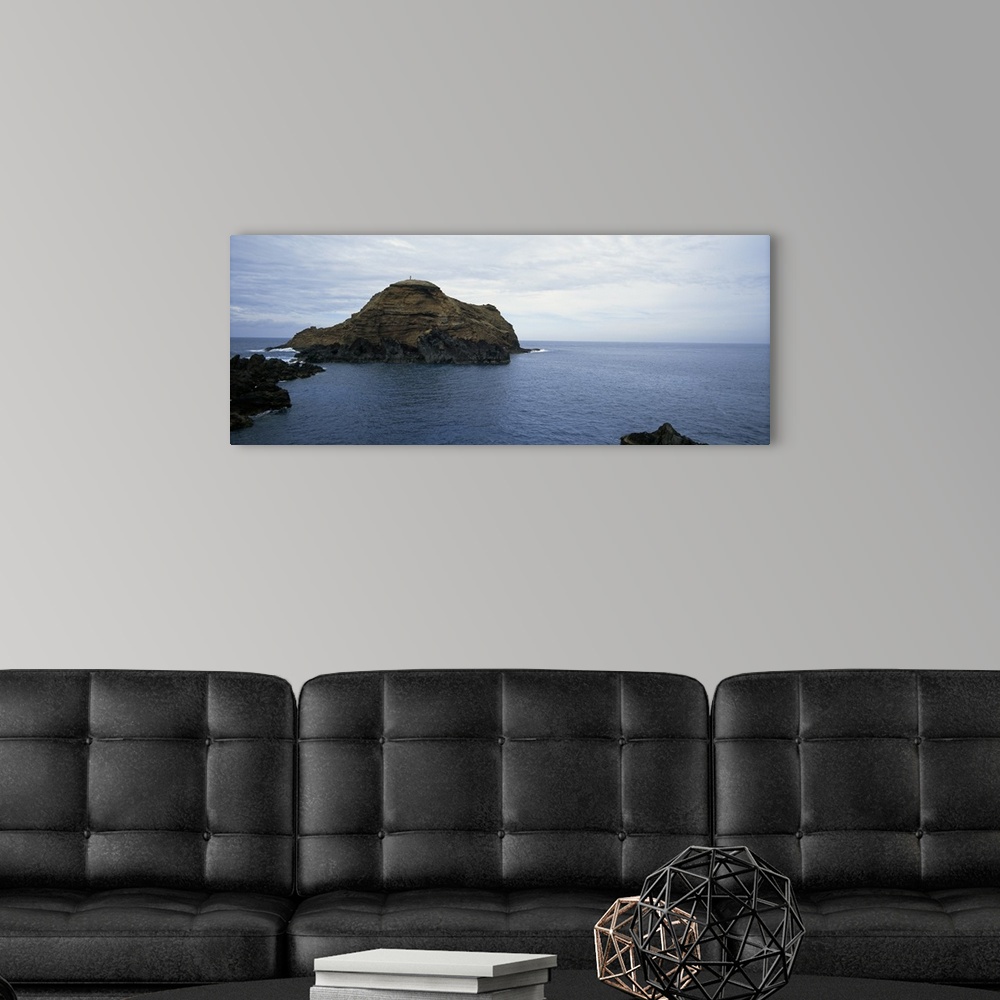 A modern room featuring Rock formations in the sea, Porto Moniz, Madeira, Portugal